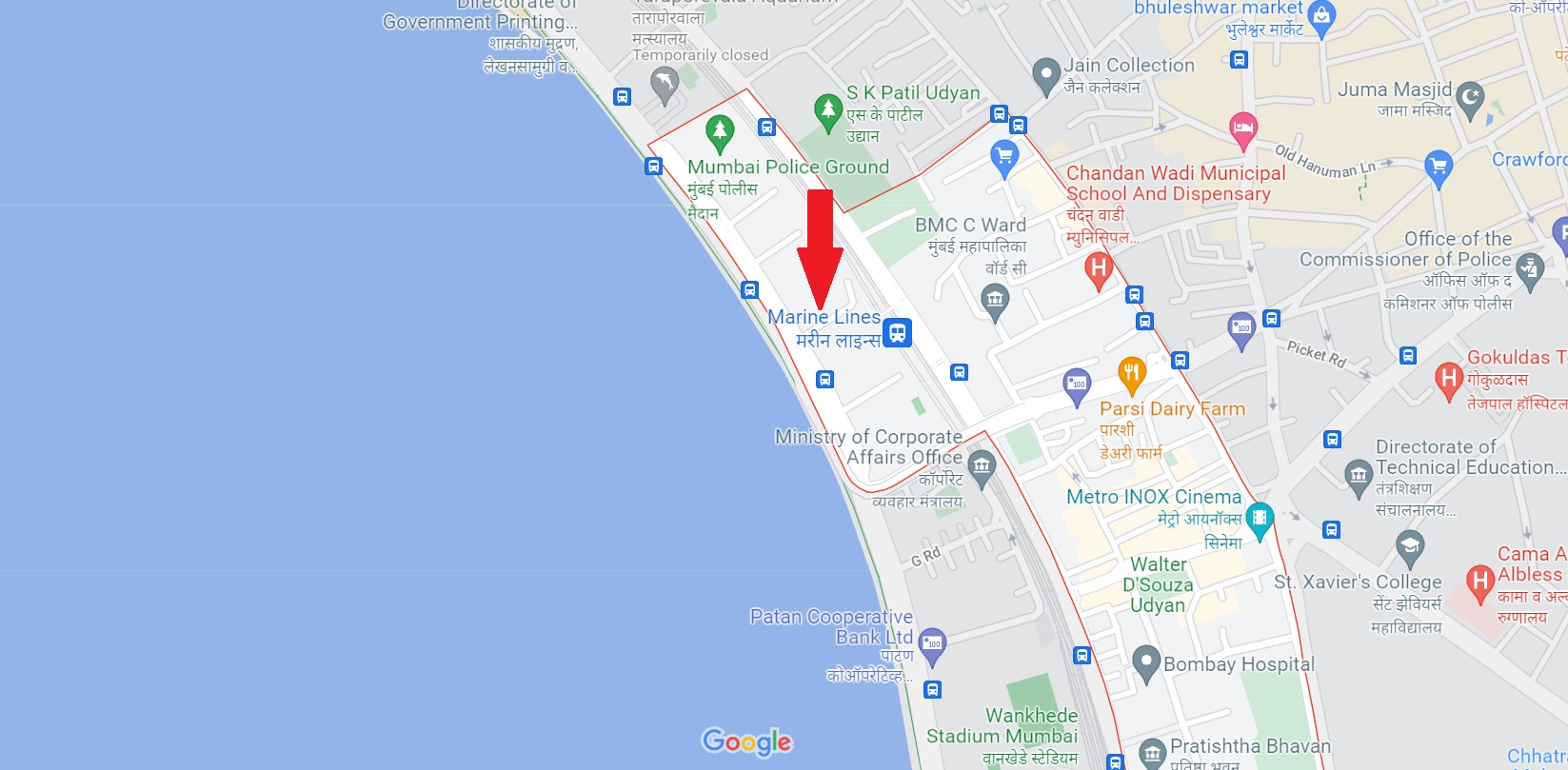 Prestige Ocean Towers Location Map