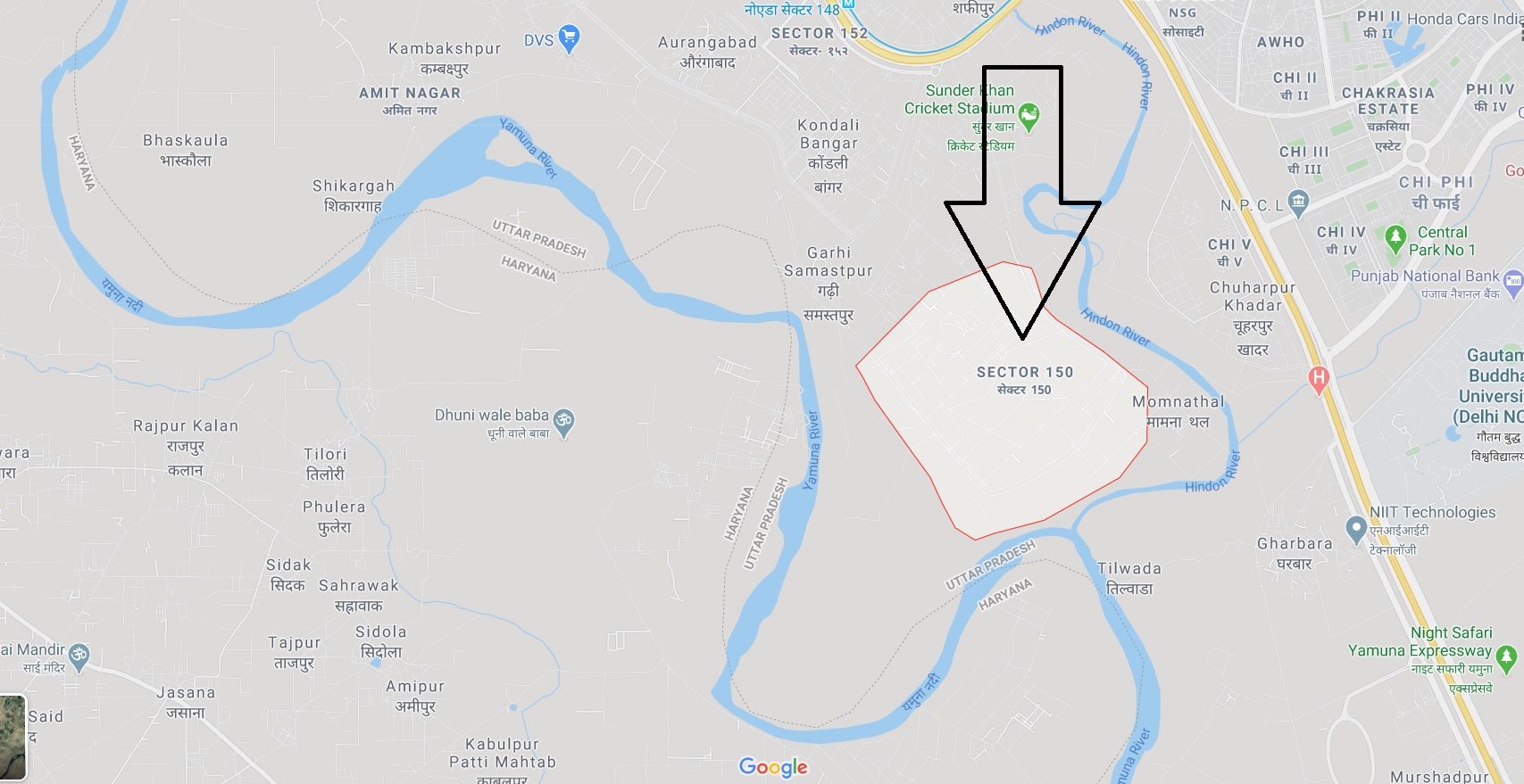 Prestige Bougainvillea Gardens Location Map